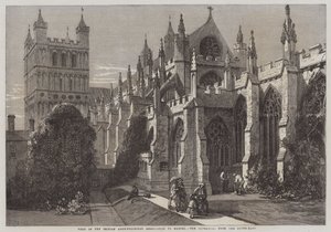 Visita da Associação Arqueológica Britânica a Exeter, a Catedral do Sudeste